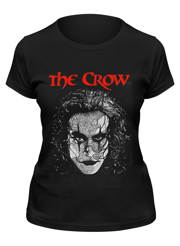 

Футболка женская Printio The crow черная 2XL, Черный, The crow
