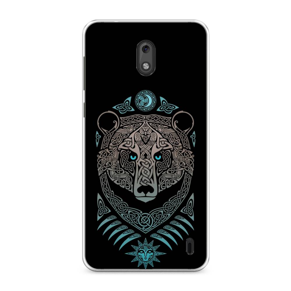

Чехол Awog на Nokia 2 / Нокиа 2 "Кельтский медведь", Черный;серый, 120850-2