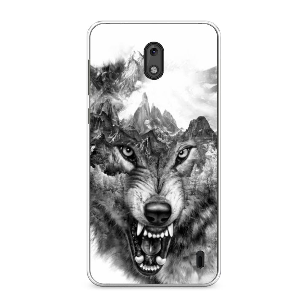 

Чехол Awog на Nokia 2 / Нокиа 2 "Волк в горах", 120850-1
