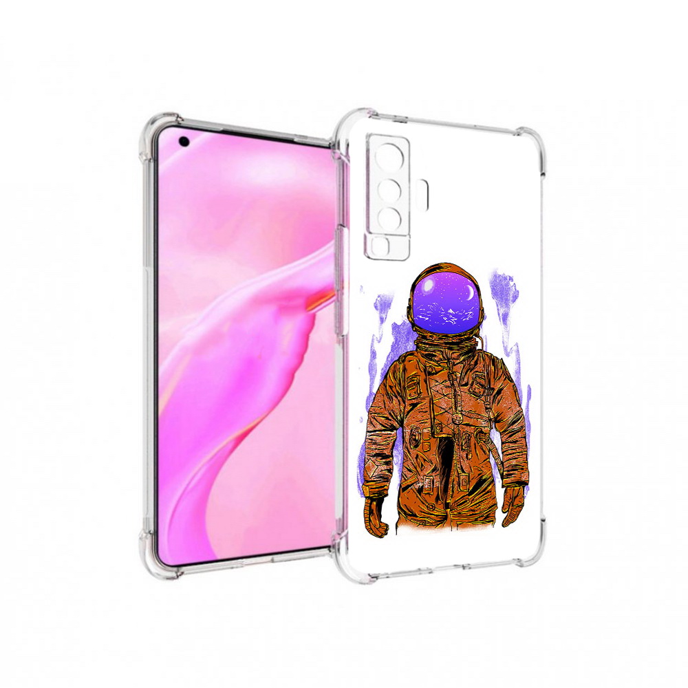 

Чехол MyPads Tocco для Vivo X50 нарисованный мужчина в скафандре (PT226969.391.510), Прозрачный, Tocco