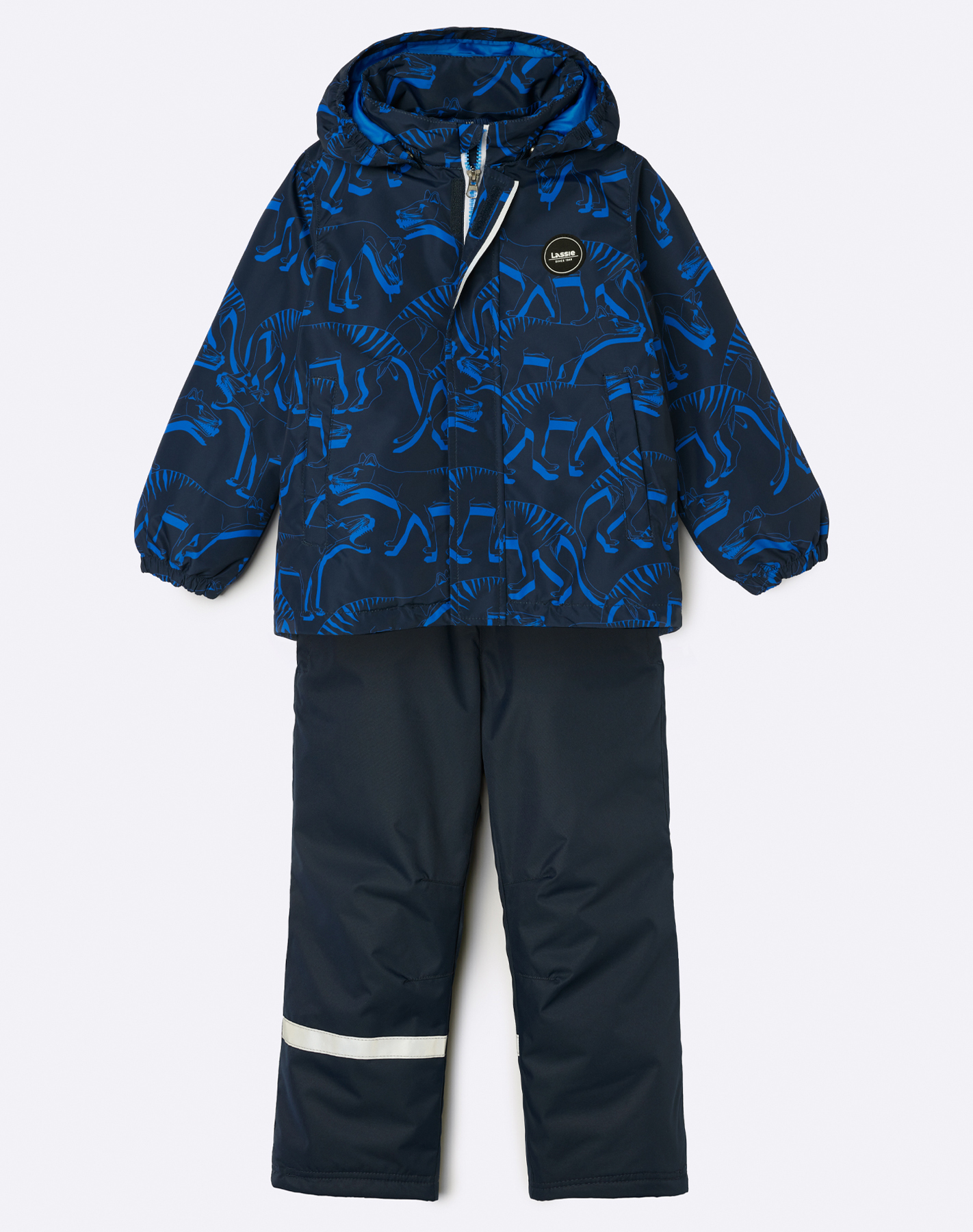 Комплект верхней одежды детский Lassie Kaiho 7100041A, 6961-синий с рисунком, 134