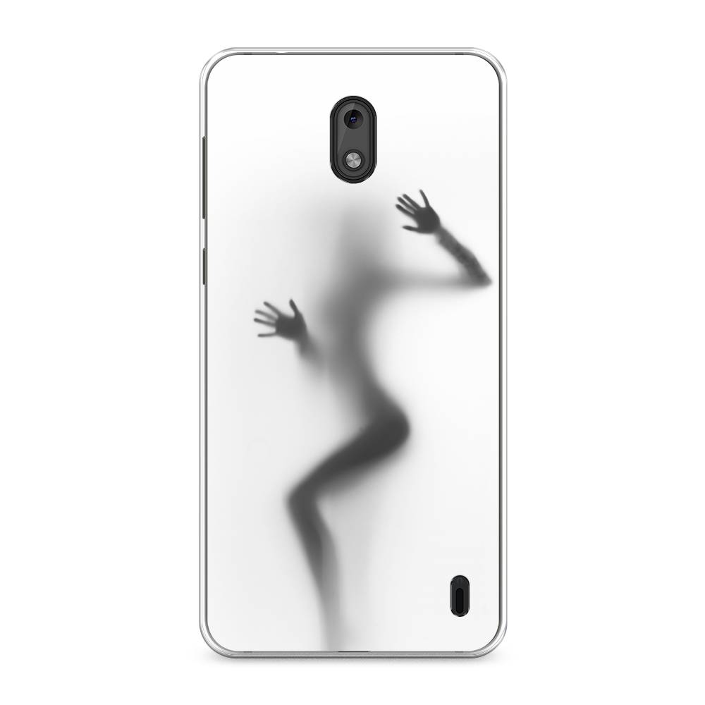 

Чехол Awog на Nokia 2 / Нокиа 2 "Девушка в душе", Серый;белый;черный, 120850-7