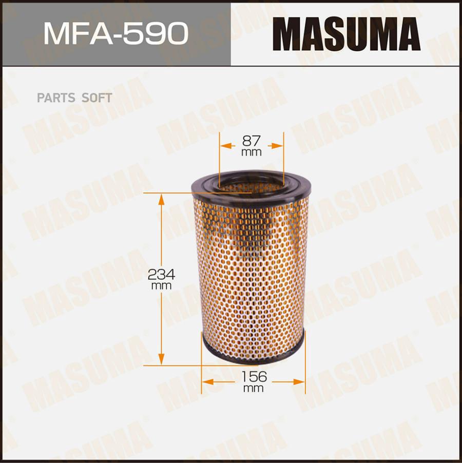

Фильтр Воздушный Masuma Mfa590 (1/6) Masuma арт. MFA590