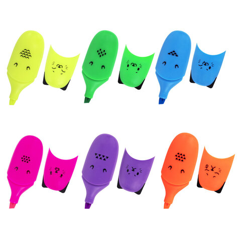 

Текстовыделитель мини BRAUBERG KIDS "CUTE CATS NEON", АССОРТИ В ПЛАСТИКОВОЙ БАНКЕ, 1-5, Разноцветный