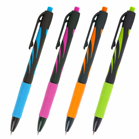 

Ручка шариковая автоматическая BRAUBERG ULTRA-RT NEON, СИНЯЯ, 0,7 мм, линия 0,35 мм,