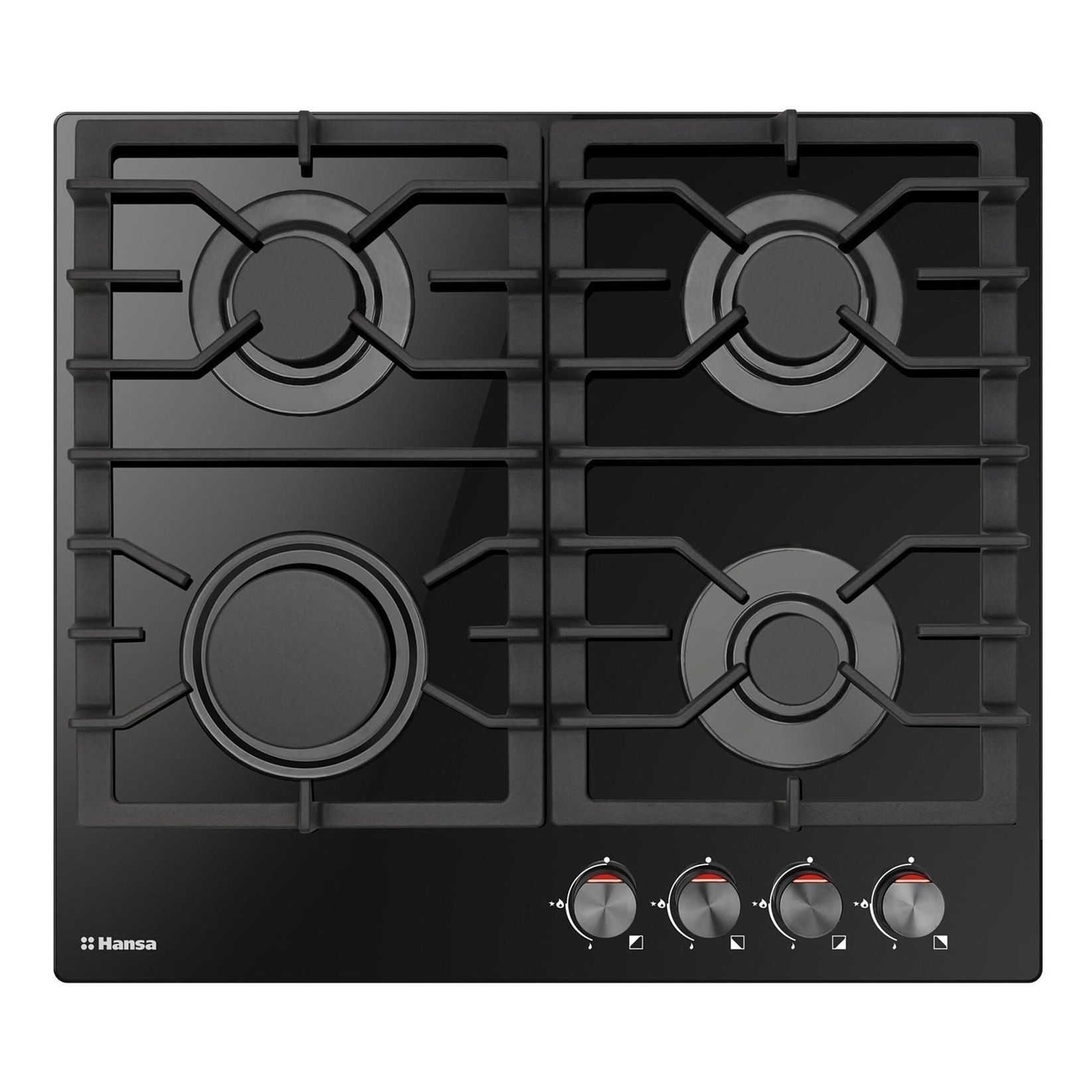 

Встраиваемая варочная панель газовая Hansa BHKS610301 Black, BHKS610301
