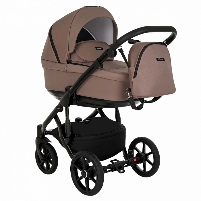 фото Коляска 2 в1 pituso moon короб+прогулка beige m03