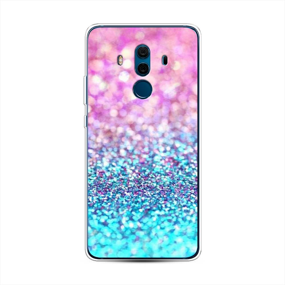 

Чехол Awog "Розово-голубые глиттеры рисунок" для Huawei Mate 10 Pro