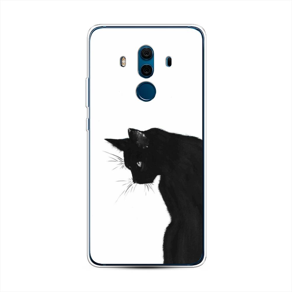 

Чехол Awog на Huawei Mate 10 Pro "Black cat", Разноцветный, 63450-1