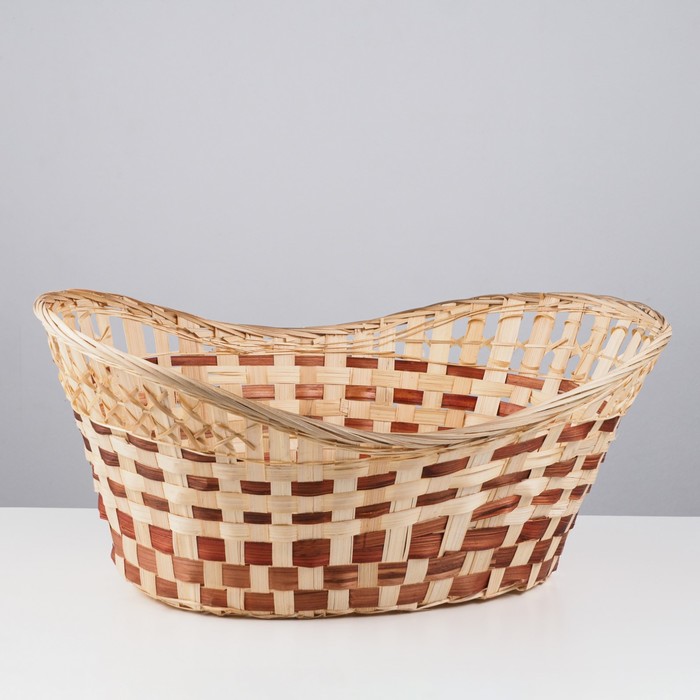 

Корзина "Ладья", большая, 50х38,5х22 см, бамбук