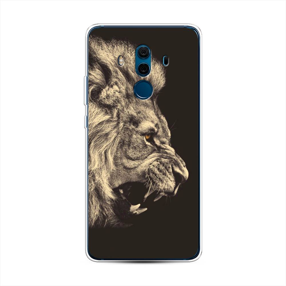 

Чехол Awog на Huawei Mate 10 Pro "Львиный рык 2", Разноцветный, 63450-1