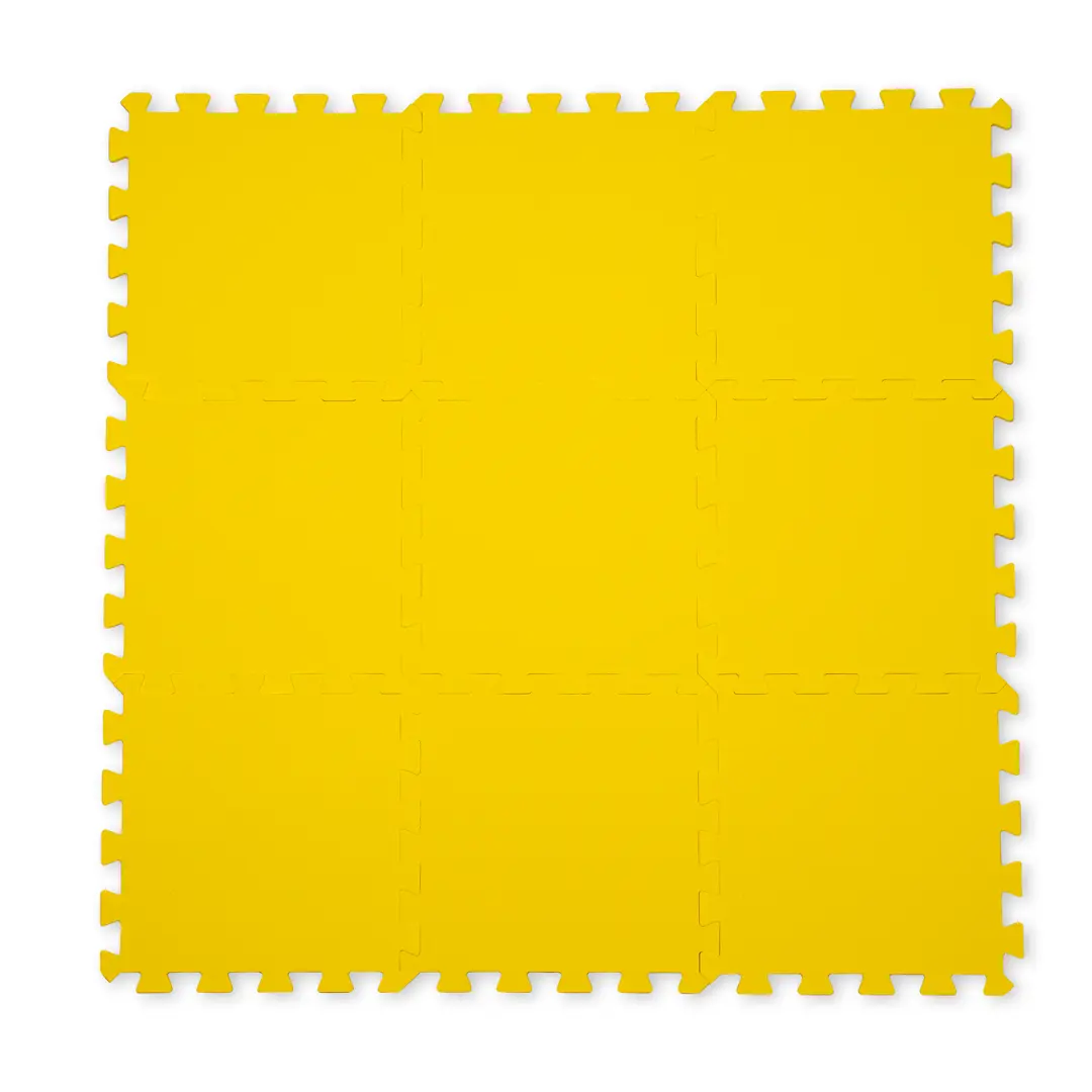 

Мягкий пол пазл 33x33 см цвет желтый