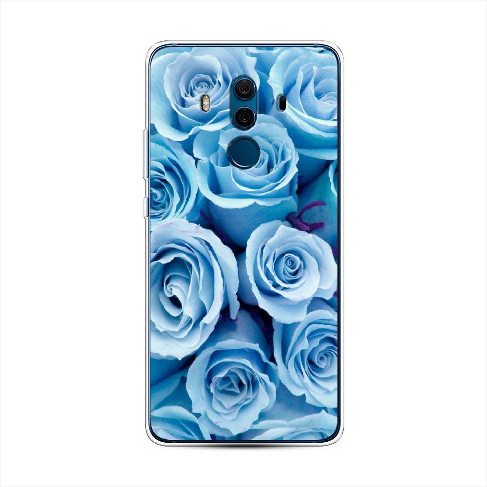 

Чехол Awog на Huawei Mate 10 Pro "Лазурные розы", Разноцветный, 63450-8