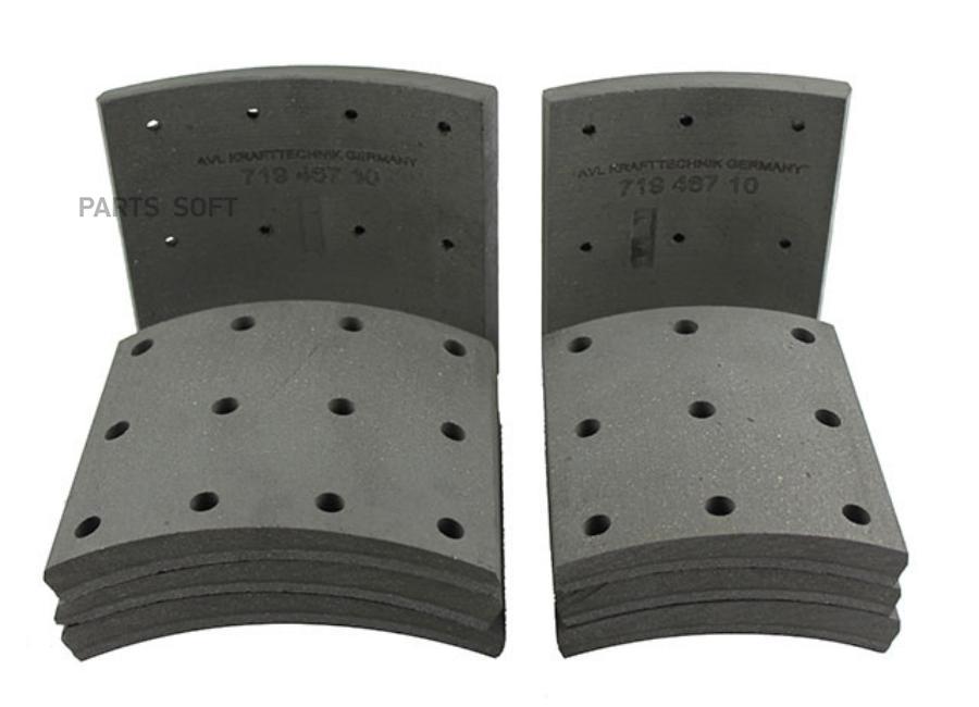 

Накладки тормозные WVA:1946719468 1778мм146мм 2000 1рем PREMIUM LINE 19467101011019467200