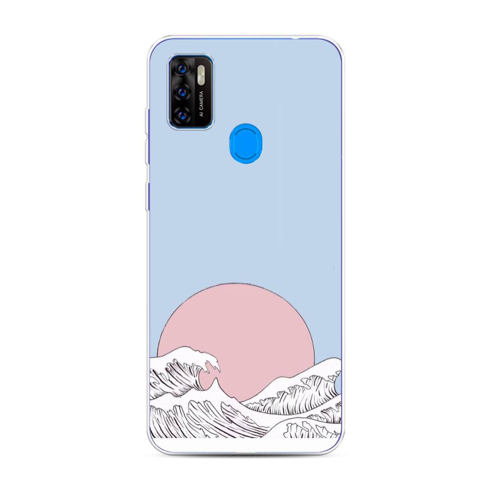 

Чехол Awog на ZTE Blade A7s 2020 / ЗТЕ Блэйд A7s 2020 "Японское солнце", 133950-10