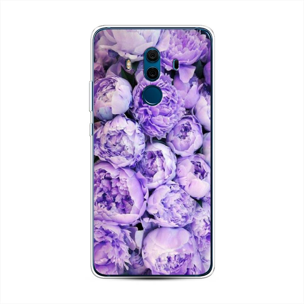 

Чехол Awog на Huawei Mate 10 Pro "Пионы сиреневые", Разноцветный, 63450-8