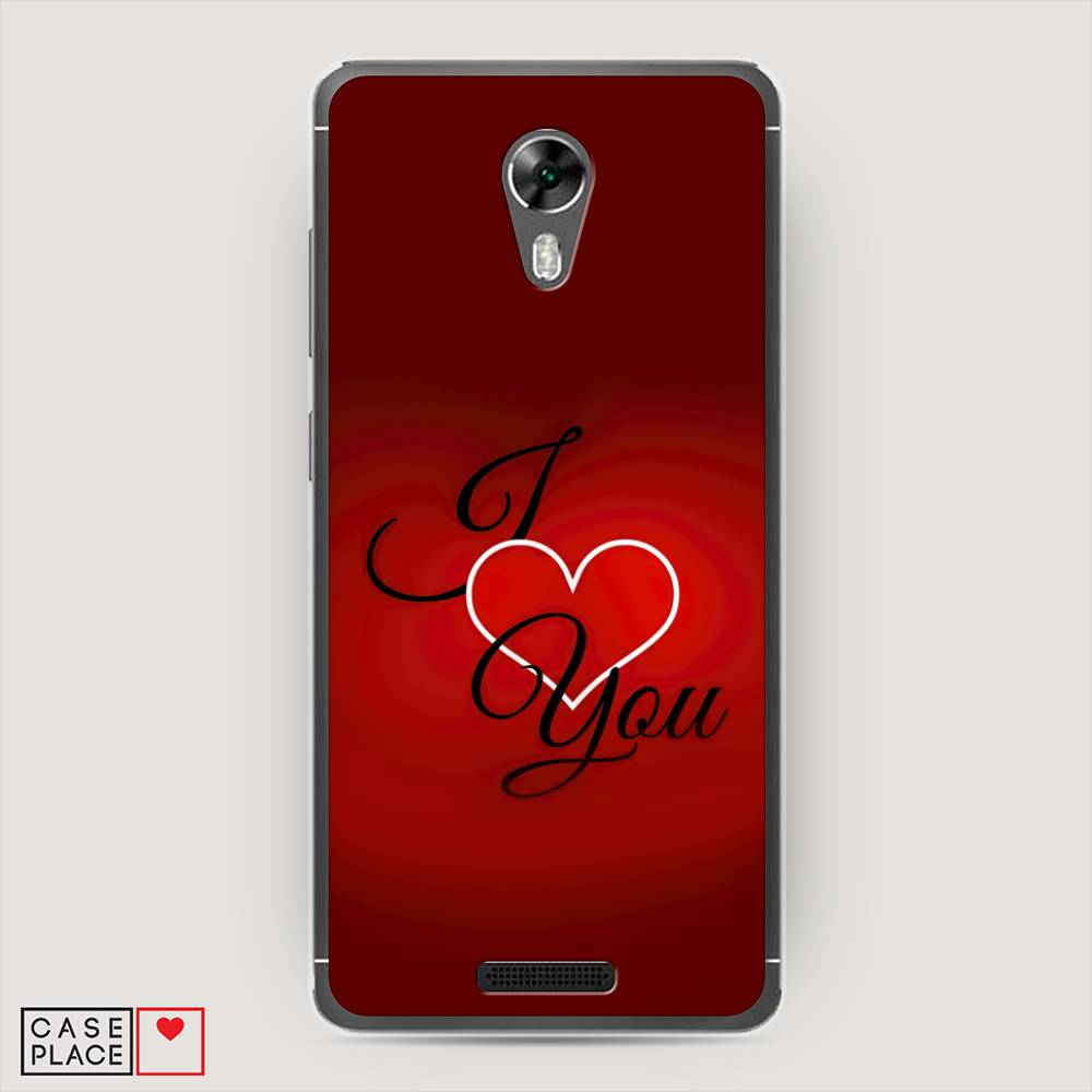 фото Чехол awog "i love you 3" для bq 5201 space