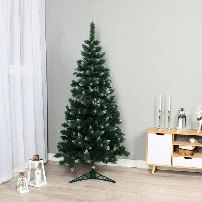 Ель Max Christmas искусственная 9943116 120 см зеленый иней 13458₽