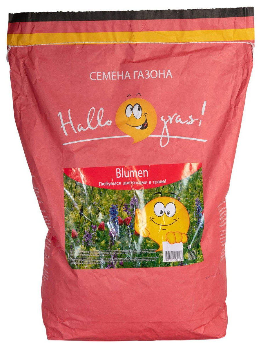 Семена газона ГазонCity Hallo Gras! Blumen 7 кг