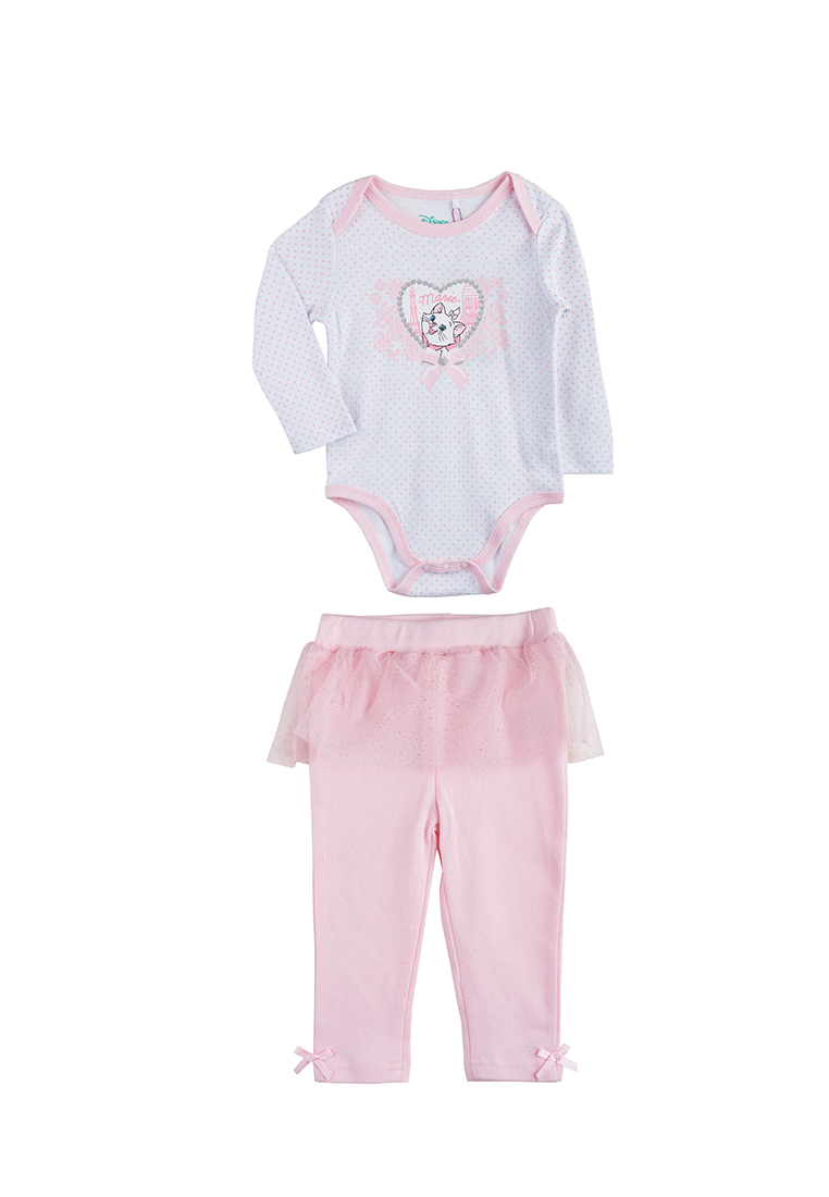 

Комплект одежды для новорожденных Disney AW19D02603440 белый/розовый р.92, AW19D02603440