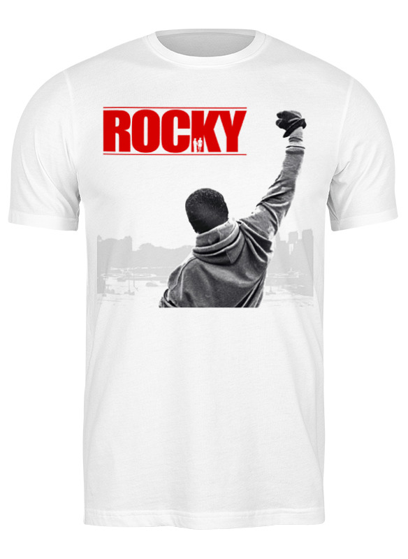 

Футболка мужская Printio Rocky balboa белая M, Белый, Rocky balboa