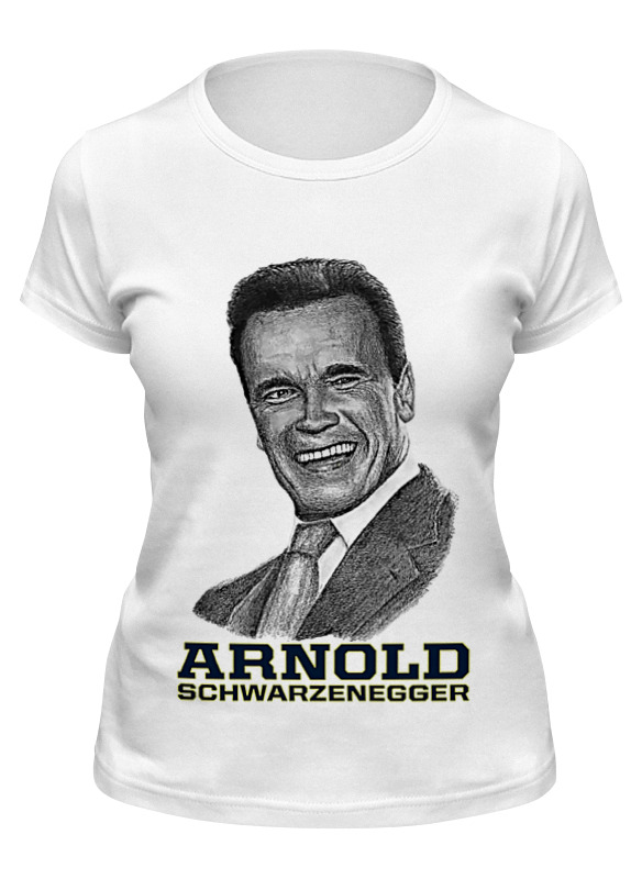

Футболка женская Printio Arnold schwarzenegger белая M, Белый, Arnold schwarzenegger