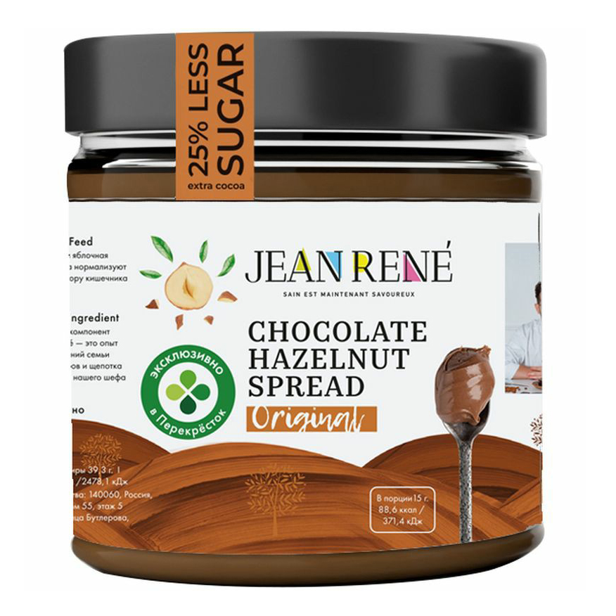 Паста Jean Rene шоколадно-ореховая Классическая фундук-шоколад 180 г