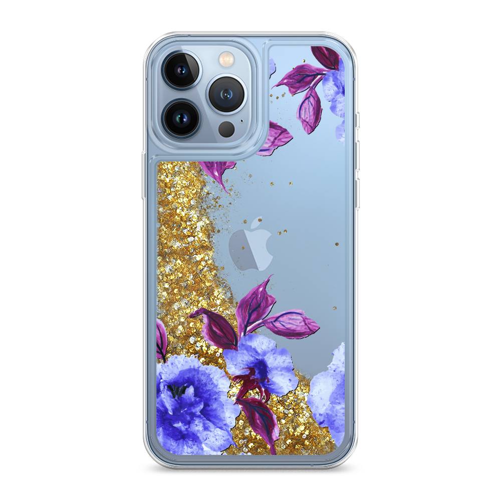 

Жидкий чехол с блестками "Цветочная фантазия 5" на Apple iPhone 13 Pro Max, 14490-1