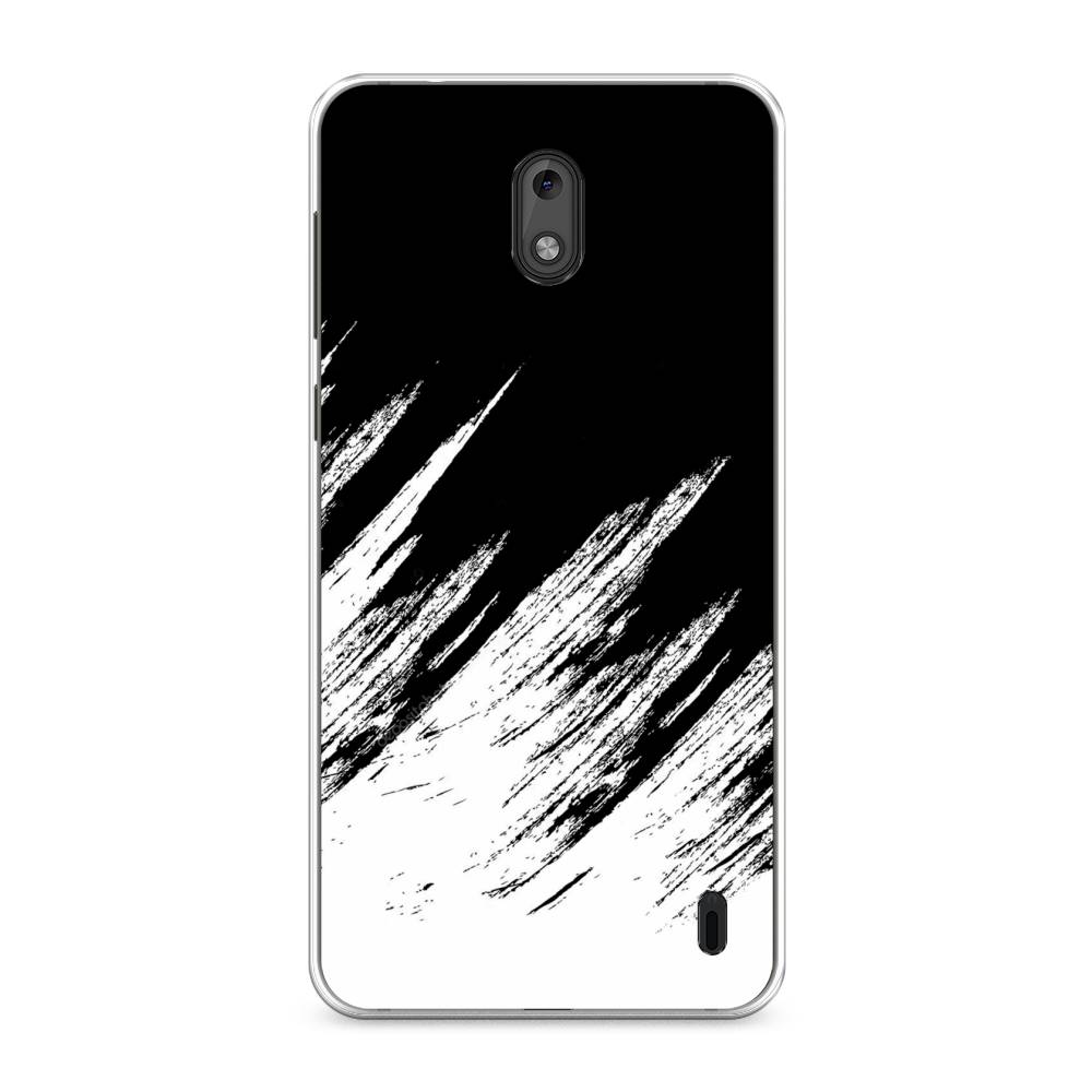 

Чехол Awog на Nokia 2 / Нокиа 2 "Черно белые брызги", Черный;белый;бежевый, 120850-3