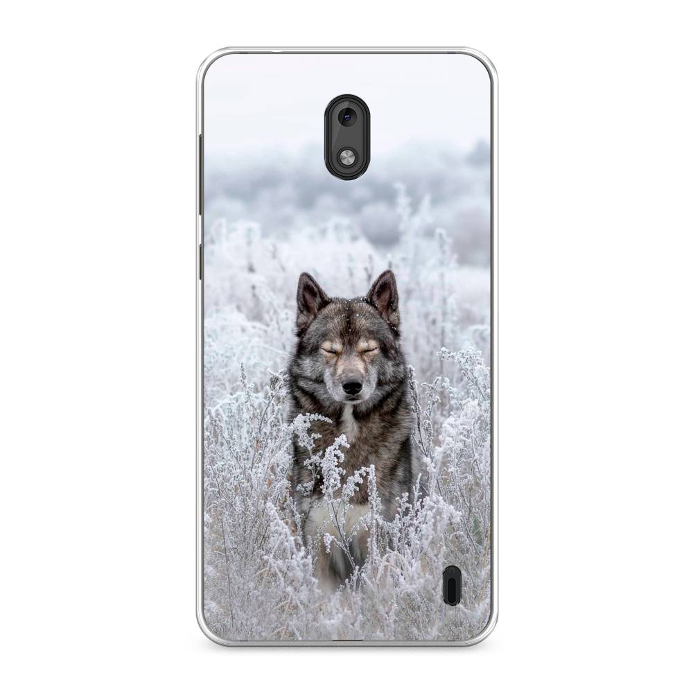 

Чехол Awog на Nokia 2 / Нокиа 2 "Волк в поле", Белый;черный, 120850-1