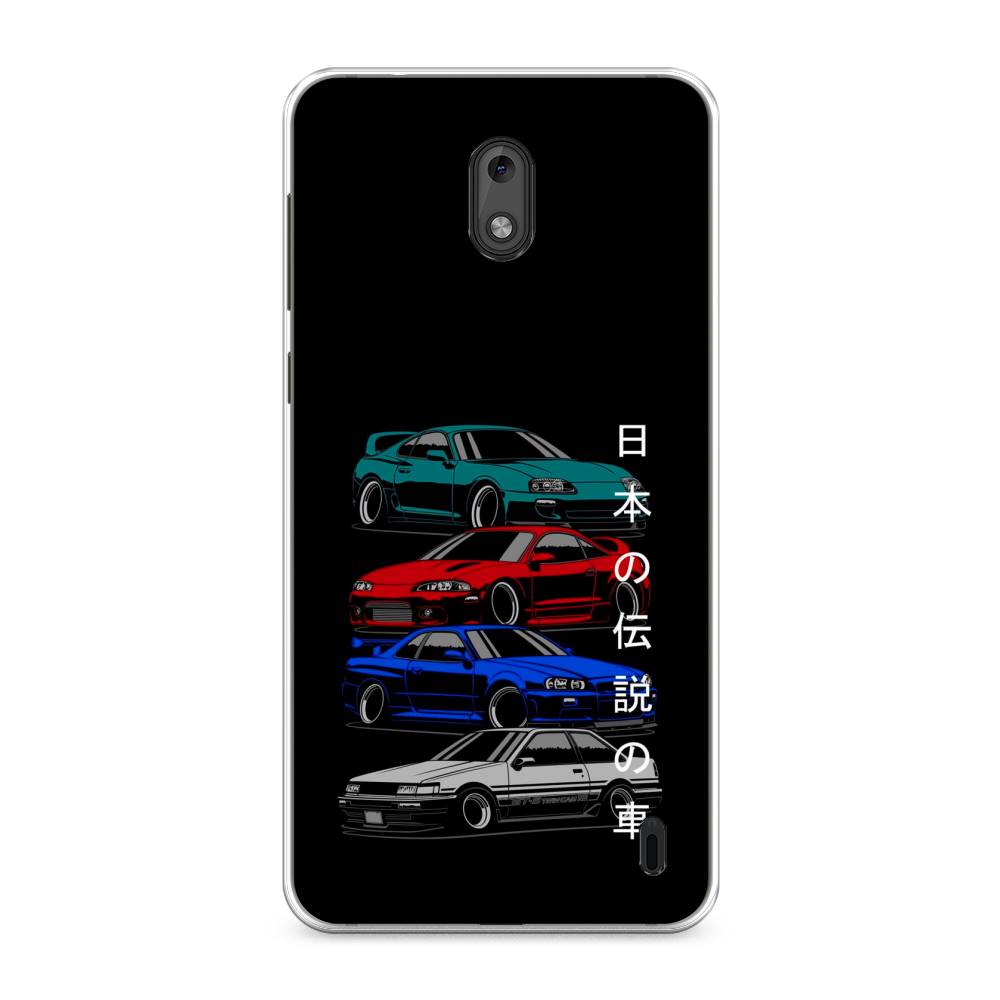 

Чехол Awog на Nokia 2 / Нокиа 2 "JDM Legend cars", Зеленый;красный;синий, 120850-5