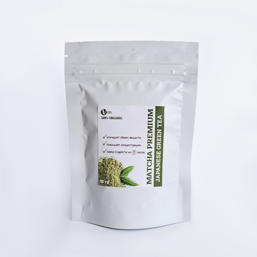 Чай зеленый Матча GREENJUICELAB PREMIUM, Японский церемониальный, 50 гр