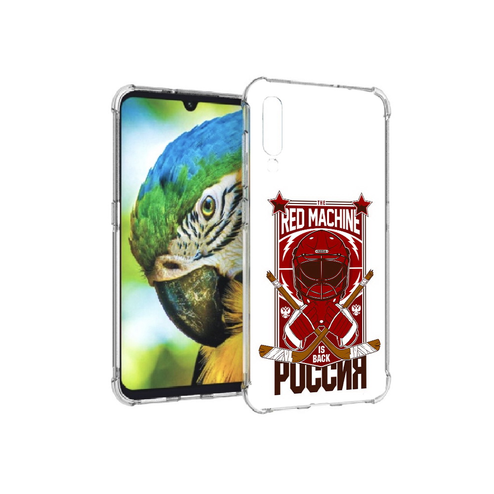 

Чехол MyPads Tocco для Xiaomi Mi 9 хоккей россия (PT126035.255.666), Прозрачный, Tocco