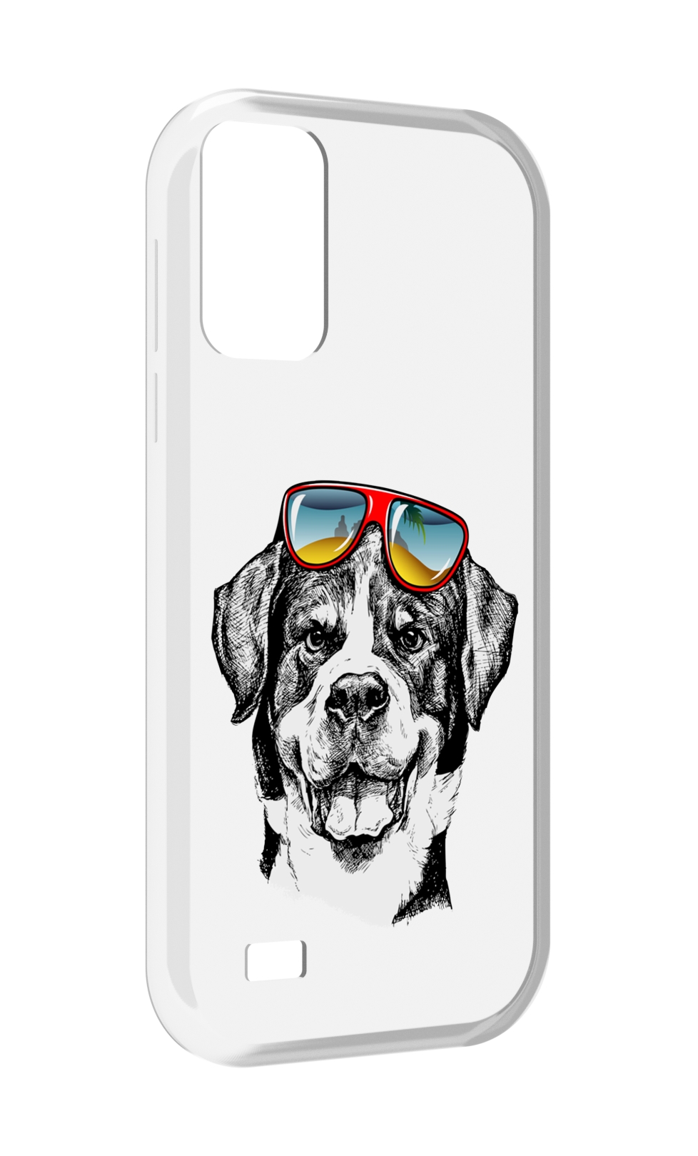 

Чехол MyPads счастливая собака для Oukitel C31, Прозрачный, Tocco