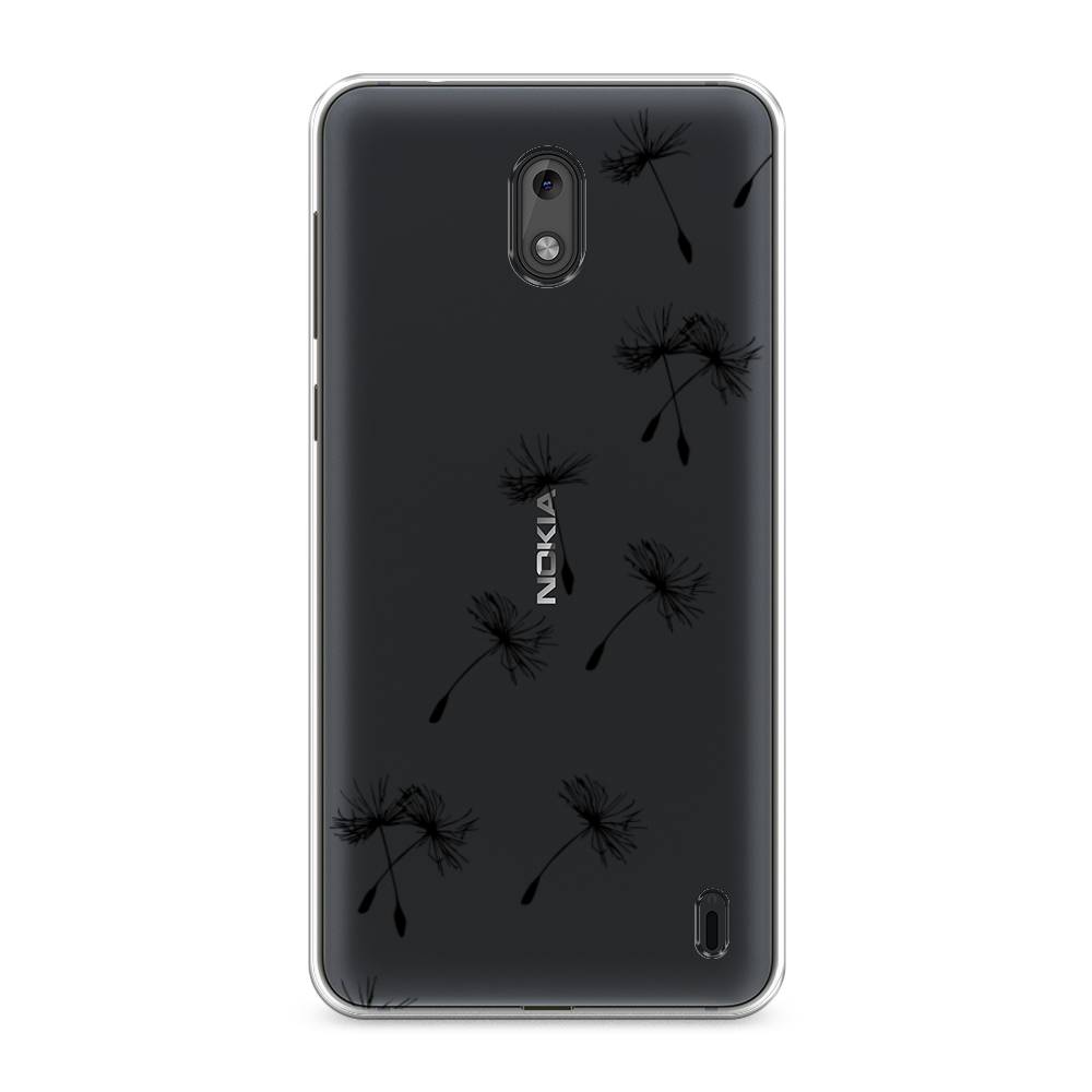 

Чехол Awog на Nokia 2 / Нокиа 2 "Летящие одуванчики", Черный, 120850-8