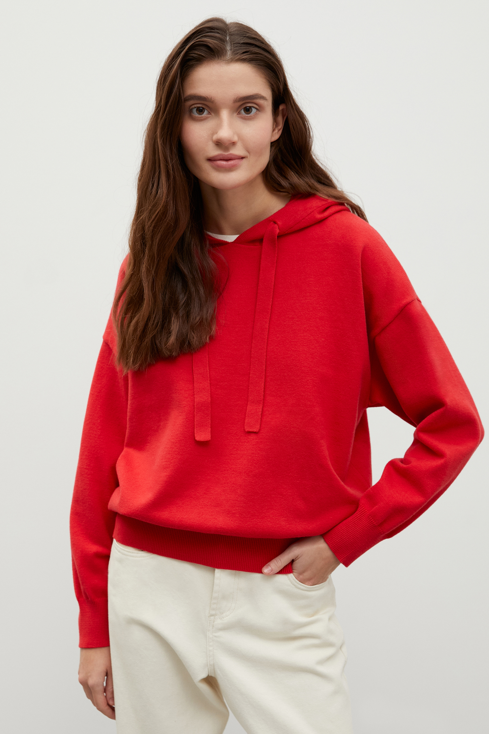 

Толстовка женская Finn Flare FWC11122 красная M, FWC11122