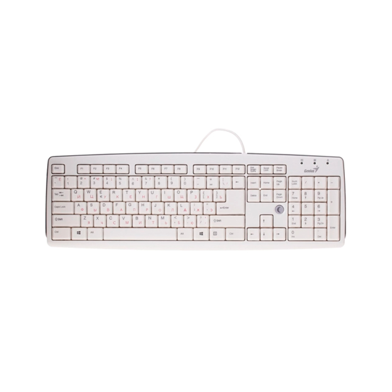 Клавиатура Genius KB-06XE USB White