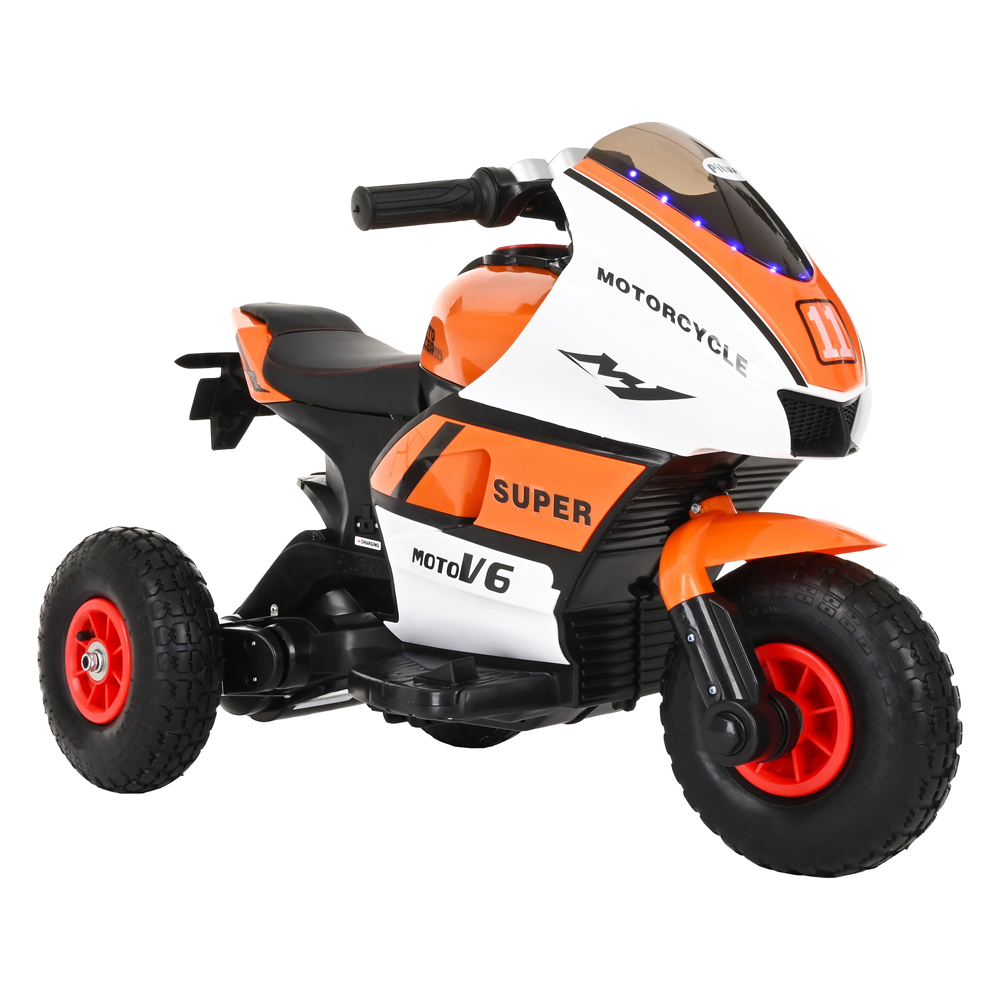 фото Электромотоцикл pituso 5188, 92*53*62см, бело-оранжевый, 5188-white-orange