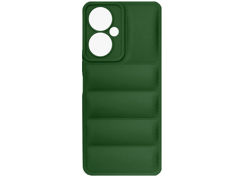 фото Чехол df для tecno camon 19 / 19 pro 4g silicone дутый green tjacket-03 df-group