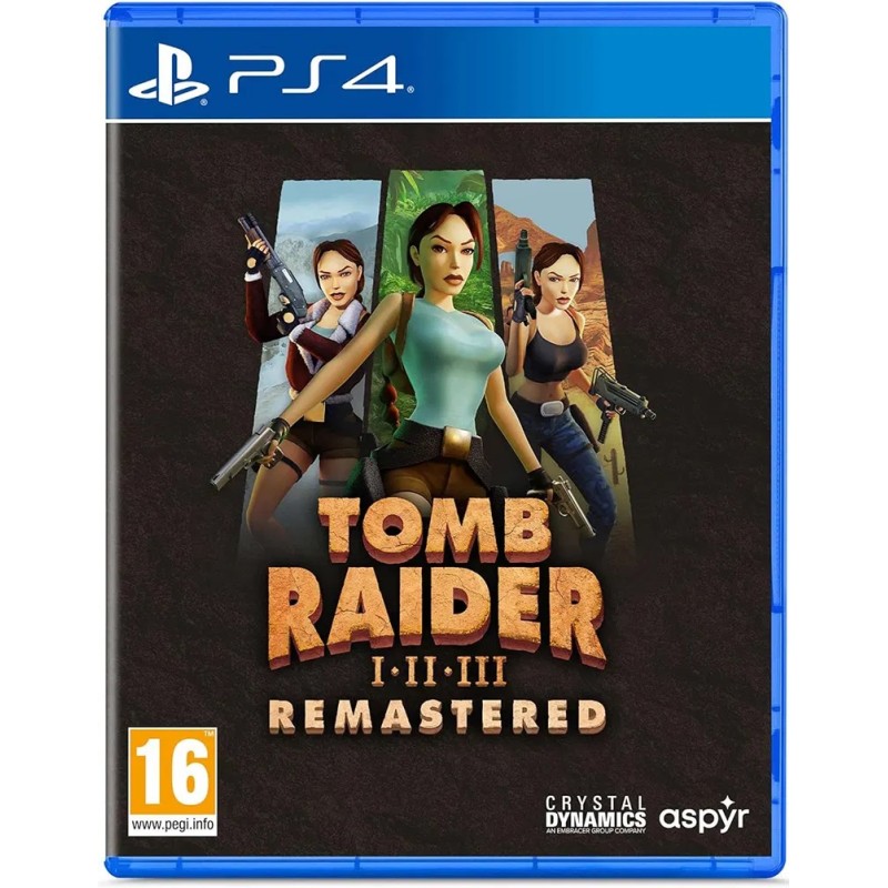 Игра Tomb Raider I-III Remastered (PlayStation 4, полностью на русском языке)