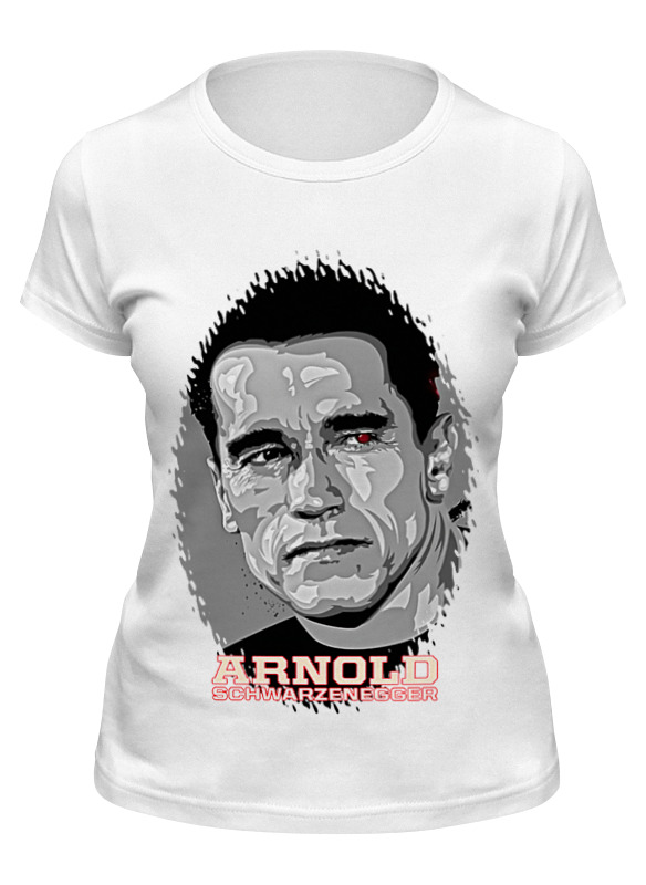 

Футболка женская Printio Arnold schwarzenegger белая M, Белый, Arnold schwarzenegger