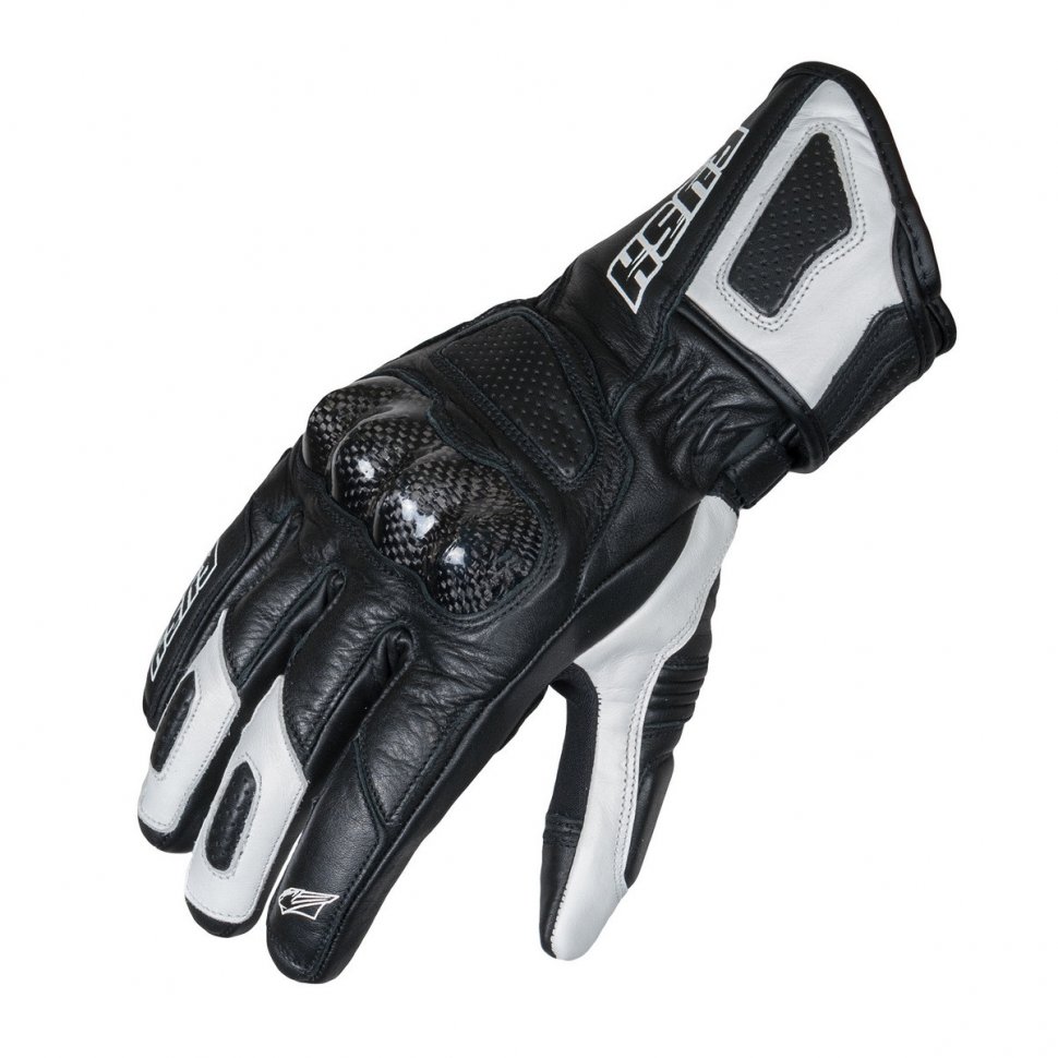 фото Rush rush перчатки impulse кожа, цвет черный/белый, размер 2xl