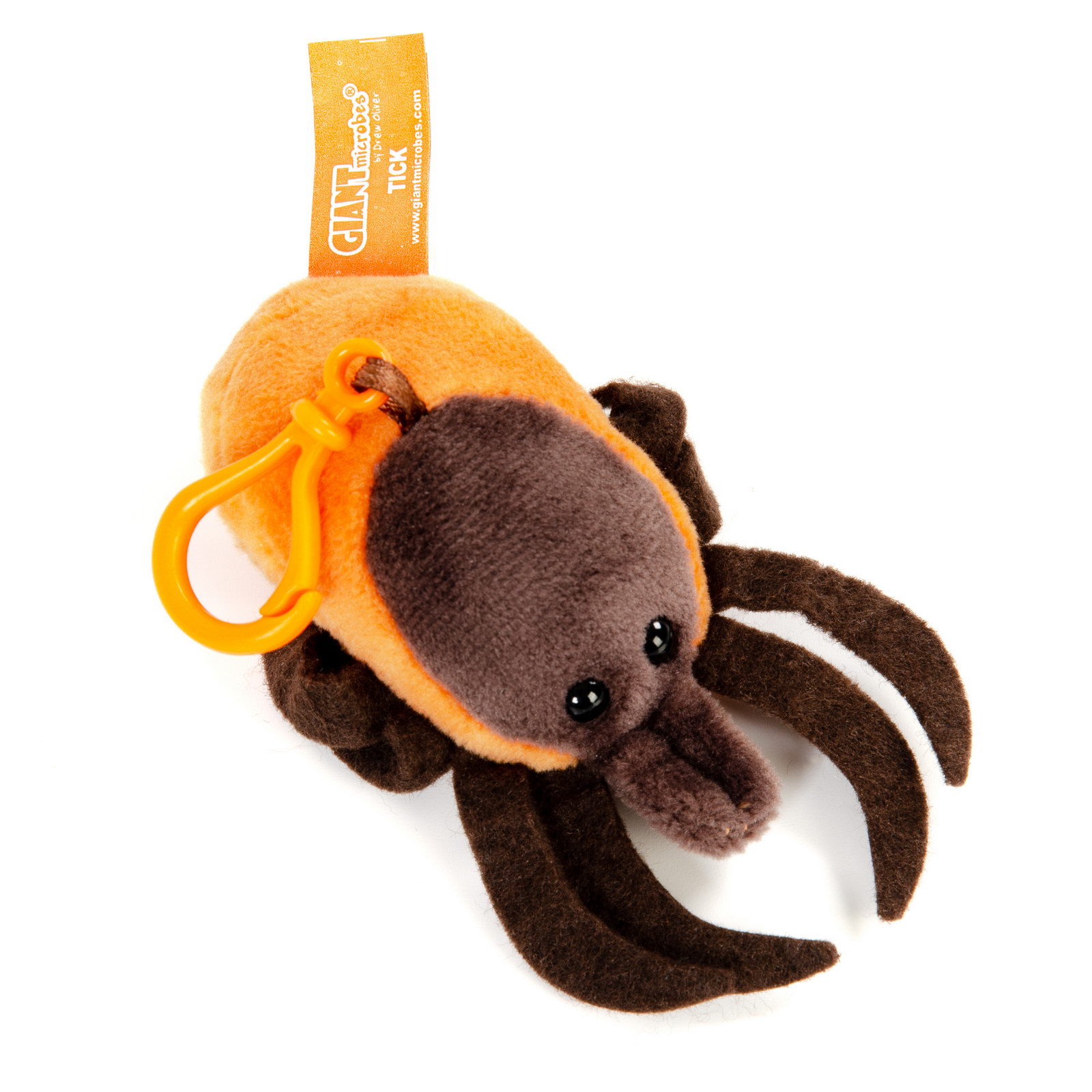 

Брелок-подвеска Giant Microbes Клещ Ixodes Scapularis коричневый И4395/9415, Клещ Ixodes Scapularis