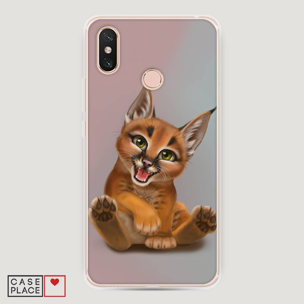 

Пластиковый чехол "Малыш рыси" на Xiaomi Mi Max 3