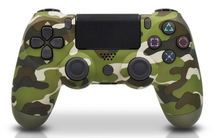 Геймпад (джойстик) DualShock 4 для Playstation 4 PS4, PC Зеленый камуфляж