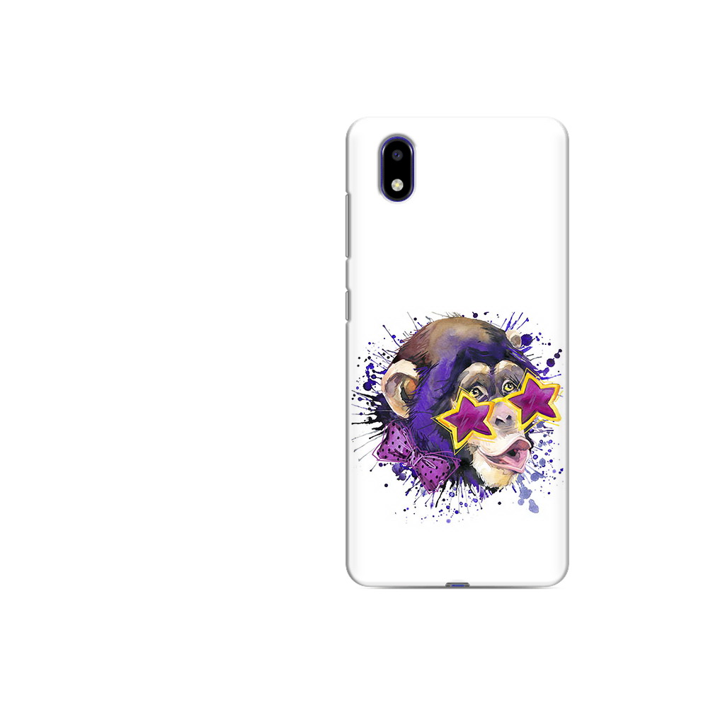 

Чехол MyPads Tocco для ZTE Blade A31 Lite обезьяна в очках (PT162823.461.524), Прозрачный, Tocco