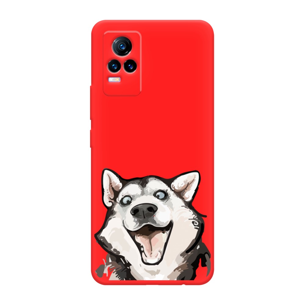 

Чехол Awog на Vivo V21e 4G "Радостный хаски", Разноцветный, 264553-1