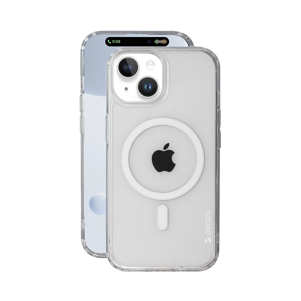 

Чехол Gel Pro Magsafe для Apple iPhone 15, прозрачный, Deppa, силикон, 88408