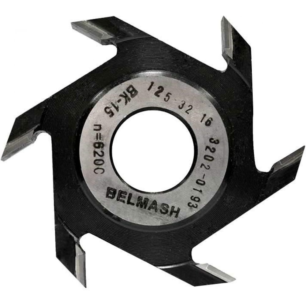 

Фреза пазовая дисковая по дереву (125х32х16 мм; Z6) Белмаш RF0032A