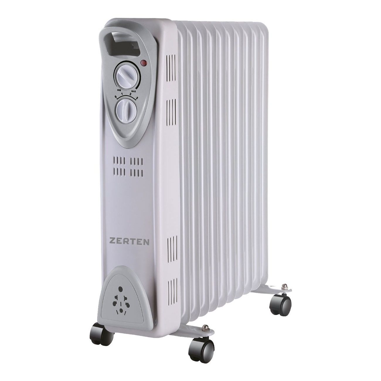 

Масляный радиатор Zerten MRS-25 Grey, Серый, MRS-25